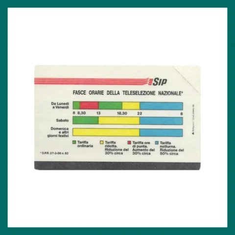 Fig. SIP Fascia Oraria G 36 - C&C 1135